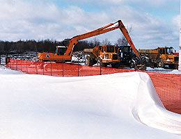 Tenax snow fence